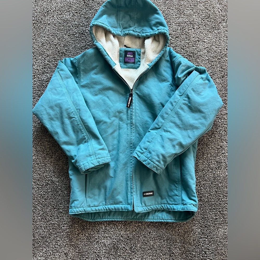 BERNE Youth Softstone Duck Hooded Jacket XL
